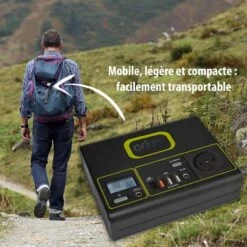 Batteri Izywatt 150Wh Rechargeable + Panneau Solaire Pliant 20W -Boutique De Jardin pack station denergie portative izywatt 150wh panneau solaire pliant 20w 5