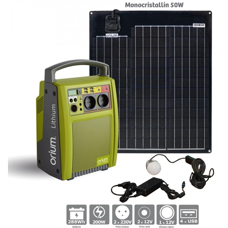 Batterie Portative Izywatt 288Wh + Panneau Solaire Pliant 50W 3 Batterie Portative Izywatt 288Wh + Panneau Solaire Pliant 50W