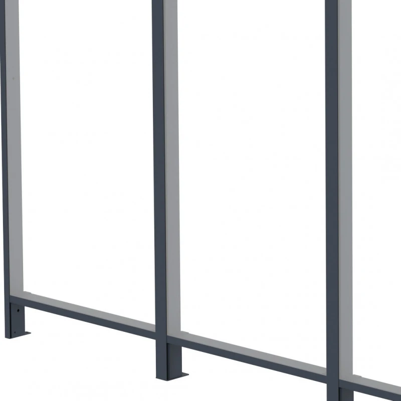 Panneau Latéral En Aluminium Et PC Transparent Pour Toit De Terrasse Anthracite 3m X-METAL 4 Panneau Latéral En Aluminium Et PC Transparent Pour Toit De Terrasse Anthracite 3m X-METAL – Image 2