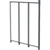 Panneau Latéral En Aluminium Et PC Transparent Pour Toit De Terrasse Anthracite 2,5m X-METAL