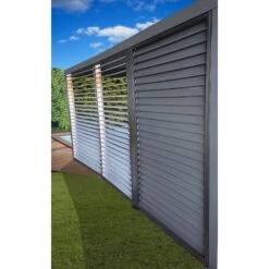 Panneaux De Ventelles Amovibles Pour Côté 3,60m Des Pergolas Bioclimatiques 10,80m² Et 21,52m² HABRITA 11 Panneaux De Ventelles Amovibles Pour Côté 3,60m Des Pergolas Bioclimatiques 10,80m² Et 21,52m² HABRITA -Boutique De Jardin panneaux de ventelles amovibles pour cote 360m des pergolas bioclimatiques 1080m et 2152m habrita 3