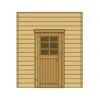 Paroi Frontale Porte Simple 270cm Pour Carport Bois Traité - SOLID -Boutique De Jardin paroi frontale avec simple porte 270x245cm pour carport modulable en bois traite autoclave solid