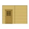 Paroi Frontale Avec Simple Porte Gauche 480x245cm Pour Carport Modulable En Bois Traité Autoclave - SOLID -Boutique De Jardin paroi frontale avec simple porte gauche 480x245cm pour carport modulable en bois traite autoclave solid