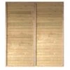 Paroi Latérale En épicéa 180x200cm Pour Carport Classic Karibu -Boutique De Jardin paroi laterale en epicea 180x200cm pour carport classic karibu