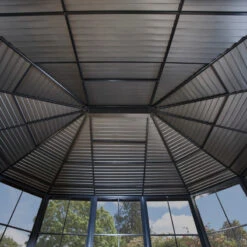 Pavillon Charlestone 384x594cm En Aluminium Et Acier Galvanisé - SOJAG -Boutique De Jardin pavillon charlestone 384x594cm en aluminium et acier galvanise sojag 5