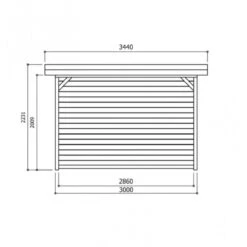 Pavillon De Jardin Regensburg 6m² En Bois Traité Autoclave Avec Panneaux Pré-montés - SOLID -Boutique De Jardin pavillon de jardin regensburg 6m en bois traite autoclave avec panneaux pre montes solid 1