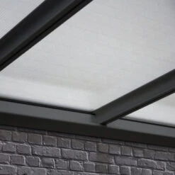 Pergola Adossée 300x300cm En Aluminium Noir Et Polycarbonate 4mm CIELO - DCB Garden 11 Pergola Adossée 300x300cm En Aluminium Noir Et Polycarbonate 4mm CIELO - DCB Garden -Boutique De Jardin pergola adossee 300x300cm en aluminium noir et polycarbonate 4mm cielo dcb garden 3