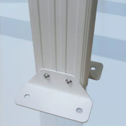 Pergola Adossée 435x300cm En Aluminium Blanc Et Polycarbonate 4mm CIELO - DCB Garden -Boutique De Jardin pergola adossee 435x300cm en aluminium blanc et polycarbonate 4mm cielo dcb garden 4