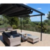 Pergola Adossée En Aluminium Thermolaqué Et Polycarbonate Gris Anthracite 360x300cm - ODESSA - Couleurs Du Monde -Boutique De Jardin pergola adossee en aluminium thermolaque et polycarbonate gris anthracite 360x300cm odessa couleurs du monde