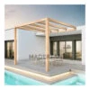 Pergola Adossée En Bois Lamellé-collé 400x400cm Burgos – Maderland -Boutique De Jardin pergola adossee en bois lamelle colle 400x400cm burgos maderland