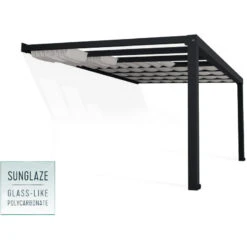 Pergola Adossée Stockholm 350x515cm Aluminium Gris Et Polycarbonate Avec Stores De Toit Rétractables – Palram - Canopia 11 Pergola Adossée Stockholm 350x515cm Aluminium Gris Et Polycarbonate Avec Stores De Toit Rétractables – Palram - Canopia -Boutique De Jardin pergola adossee stockholm 350x515cm aluminium gris et polycarbonate avec stores de toit retractables palram 3