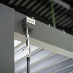 Pergola Bioclimatique Adossée En Alu Anthracite 3x5.3m Ombrea -Boutique De Jardin pergola bioclimatique adossee en alu anthracite 3x36m ombrea 5