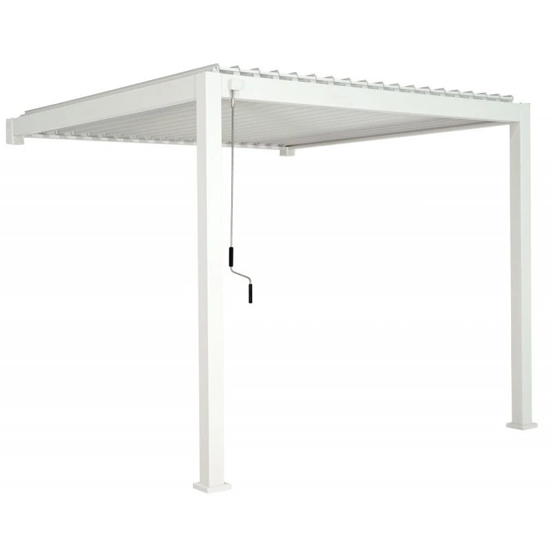 Pergola Bioclimatique Adossée En Alu Blanc 3x3m Ombrea 3 Pergola Bioclimatique Adossée En Alu Blanc 3x3m Ombrea