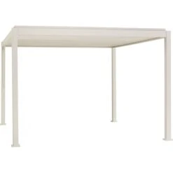 Pergola Bioclimatique Autoportante En Alu Blanc 3x3m Ombrea -Boutique De Jardin pergola bioclimatique autoportante en alu blanc 3x3m ombrea 3