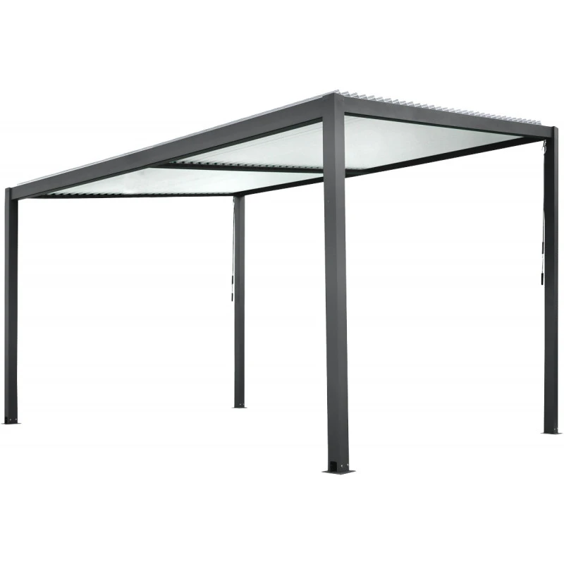 Pergola Bioclimatique En Aluminium Avec Lames Orientables Blanches TRAMONTO - DCB Garden 3 Pergola Bioclimatique En Aluminium Avec Lames Orientables Blanches TRAMONTO - DCB Garden