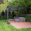 Pergola En Aluminium Et Polycarbonate 309x309cm Milano™ 3000 - Palram - Canopia -Boutique De Jardin pergola en aluminium et polycarbonate 309x309cm milano 3000 palram