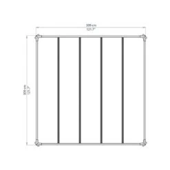 Pergola En Aluminium Et Polycarbonate 309x309cm Milano™ 3000 - Palram - Canopia -Boutique De Jardin pergola en aluminium et polycarbonate 309x309cm milano 3000 palram 5