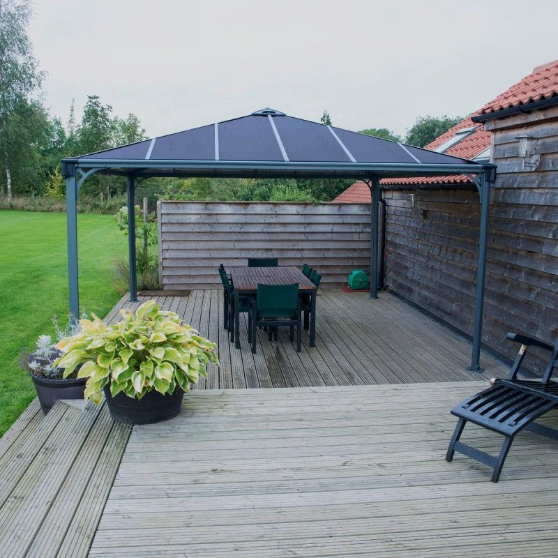 Pergola En Aluminium Et Polycarbonate 429x429cm Palermo™ 4300 - Palram - Canopia 4 Pergola En Aluminium Et Polycarbonate 429x429cm Palermo™ 4300 - Palram - Canopia – Image 2