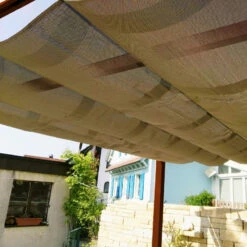 Pergola En Aluminium Marron Foncé 350x350cm Florida – PARAGON OUTDOOR -Boutique De Jardin pergola en aluminium marron fonce 350x350cm florida paragon outdoor 4