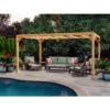 Pergola En Bois Lamellé-collé 300x300cm Alicante – Maderland -Boutique De Jardin pergola en bois lamelle colle 300x300cm alicante maderland