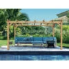 Pergola En Bois Lamellé-collé 300x300cm Valencia – Maderland -Boutique De Jardin pergola en bois lamelle colle 300x300cm valencia maderland