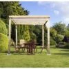 Pergola En Bois Traité Autoclave Budget Habrita -Boutique De Jardin pergola en bois traite autoclave budget habrita