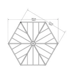 Pergola Fermée En Aluminium Et Polycarbonate 517x595cm Garda™ - Palram - Canopia -Boutique De Jardin pergola fermee en aluminium et polycarbonate 517x595cm garda palram 3
