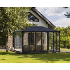 Pergola Fermée En Aluminium Et Polycarbonate Ledro 4300 - Canopia