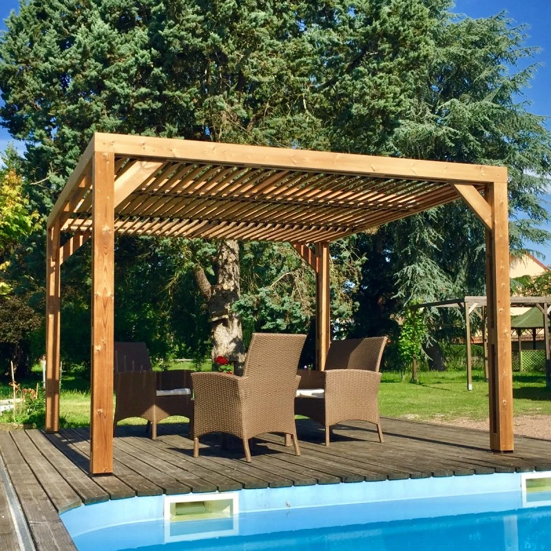 Pergola THERMAUVENT 10,67m² Toit Avec Ventelles Mobiles HABRITA 7 Pergola THERMAUVENT 10,67m² Toit Avec Ventelles Mobiles HABRITA – Image 5