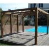 Pergola THERMAUVENT 10,67m² Paroi Avec Ventelles Mobiles HABRITA 1 Pergola THERMAUVENT 10,67m² Paroi Avec Ventelles Mobiles HABRITA -Boutique De Jardin pergola thermauvent 1067m paroi avec ventelles mobiles habrita