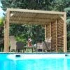 Pergola THERMAUVENT 10,67m² Toiture Et Paroi Avec Ventelles HABRITA -Boutique De Jardin pergola thermauvent 1067m toiture et paroi avec ventelles habrita