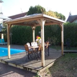 Kiosque Pool House En Bois Thermo Traité 12,32m² BLUETERM, Sans Parois - HABRITA 13 Kiosque Pool House En Bois Thermo Traité 12,32m² BLUETERM, Sans Parois - HABRITA -Boutique De Jardin pool house en bois thermo traite 1232m blueterm sans parois habrita 5