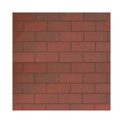Shingles Rectangulaires Rouge Foncé - Paquets De 3m²