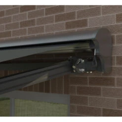 Store Banne Motorisé 295x200cm DECO Toile Polyester Grise - X-METAL -Boutique De Jardin store banne motorise 295x200cm deco toile polyester grise x metal 5