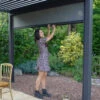 Store Latéral Anthracite 400cm Pour Pergola Bioclimatique En Alu Ombrea -Boutique De Jardin store lateral anthracite 400cm pour pergola bioclimatique en alu ombrea