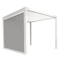 Store Latéral Blanc 400cm Pour Pergola Bioclimatique En Alu Ombrea -Boutique De Jardin store lateral blanc 400cm pour pergola bioclimatique en alu ombrea 3