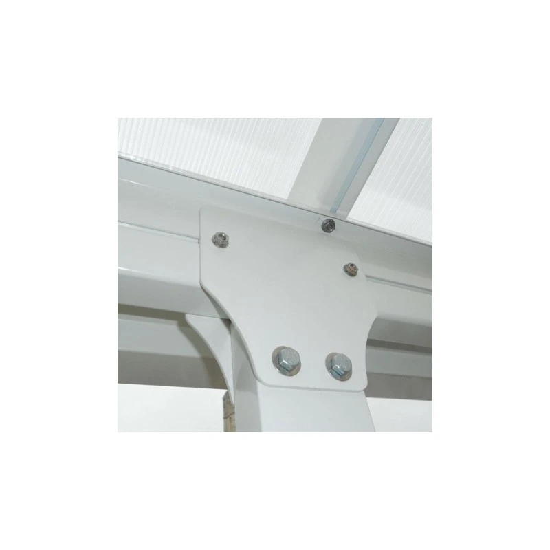 Toit De Terrasse 300x1000cm En Alu Blanc Et Polycarbonate 8mm PATIO 8 Toit De Terrasse 300x1000cm En Alu Blanc Et Polycarbonate 8mm PATIO – Image 6