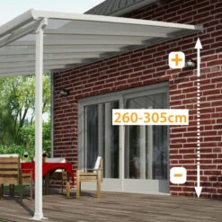 Toit De Terrasse 300x305cm En Aluminium Gris Et Polycarbonate 8mm FERIA - Canopia By Palram 11 Toit De Terrasse 300x305cm En Aluminium Gris Et Polycarbonate 8mm FERIA - Canopia By Palram -Boutique De Jardin toit de terrasse 300x305cm en aluminium gris et polycarbonate 8mm feria palram 3