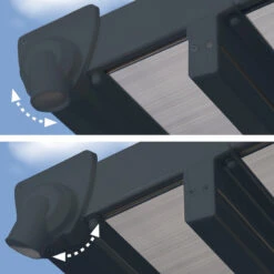 Toit De Terrasse 300x851cm En Aluminium Gris Et Polycarbonate 8mm FERIA - Canopia By Palram 13 Toit De Terrasse 300x851cm En Aluminium Gris Et Polycarbonate 8mm FERIA - Canopia By Palram -Boutique De Jardin toit de terrasse 300x851cm en aluminium gris et polycarbonate 8mm feria palram 5