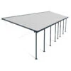 Toit De Terrasse 300x1220cm En Aluminium Gris Et Polycarbonate 8mm FERIA - Canopia By Palram