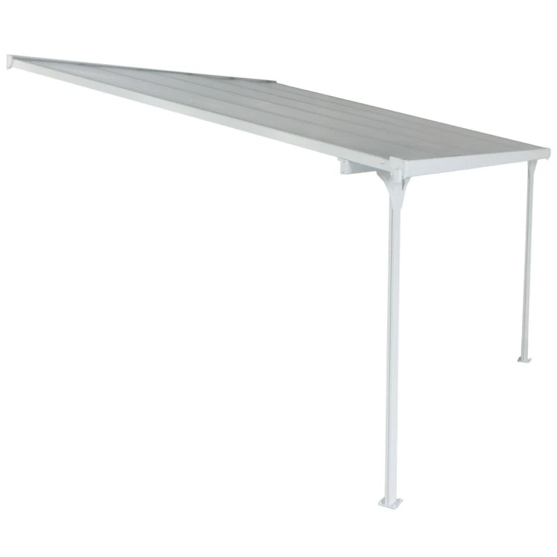 Toit De Terrasse Ajustable En Aluminium Laqué Blanc 3,05x3,14m X-METAL 6 Toit De Terrasse Ajustable En Aluminium Laqué Blanc 3,05x3,14m X-METAL – Image 4