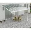 Toit De Terrasse Ajustable En Aluminium Laqué Blanc 3,05x4,36m X-METAL -Boutique De Jardin toit de terrasse ajustable en aluminium laque blanc 305x436m x metal
