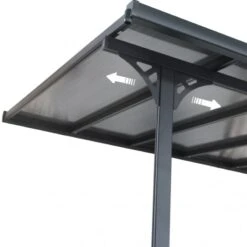 Toit De Terrasse Ajustable En Aluminium Laqué Blanc 3,05x6,18m X-METAL -Boutique De Jardin toit de terrasse ajustable en aluminium laque blanc 305x618m x metal 3