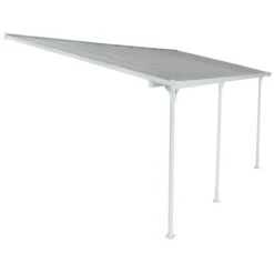 Toit De Terrasse Ajustable En Aluminium Laqué Blanc 3,05x6,18m X-METAL -Boutique De Jardin toit de terrasse ajustable en aluminium laque blanc 305x618m x metal 4