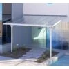 Toit De Terrasse Ajustable En Aluminium Laqué Blanc 3,75x2,55m X-METAL -Boutique De Jardin toit de terrasse ajustable en aluminium laque blanc 375x255m x metal