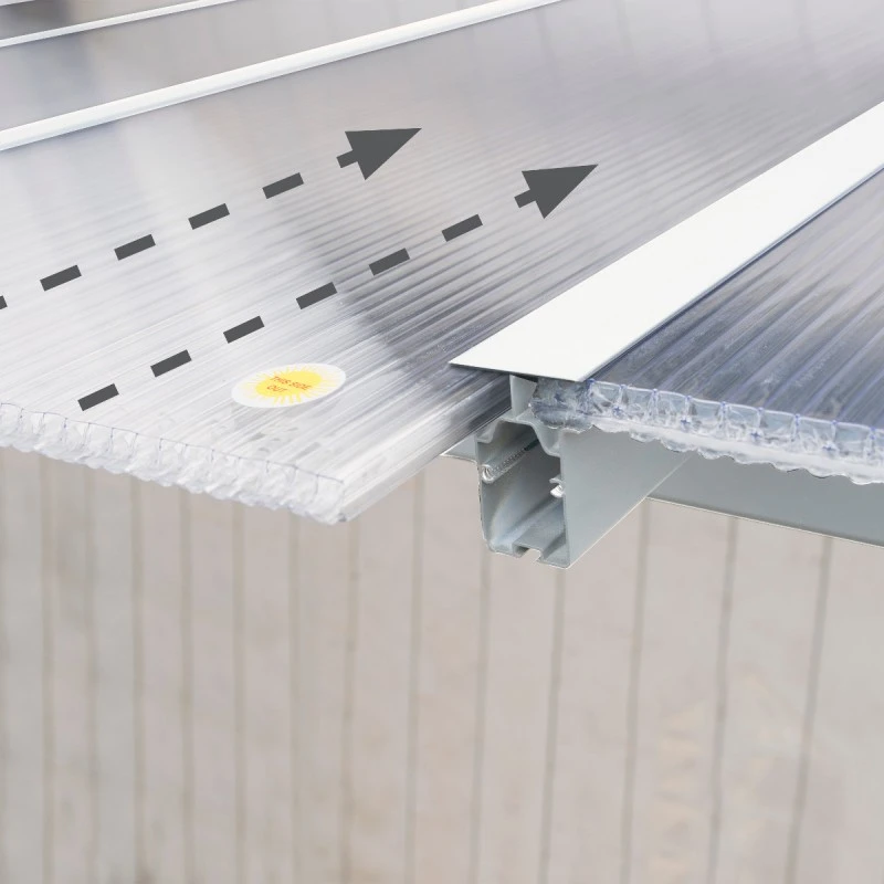 Toit De Terrasse En Aluminium Blanc 3x9,15m + PC 16mm Olympia - Palram - Canopia 6 Toit De Terrasse En Aluminium Blanc 3x9,15m + PC 16mm Olympia - Palram - Canopia – Image 4