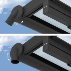 Toit De Terrasse En Aluminium Gris 3x3,05m Et PC 16mm Olympia - Palram - Canopia 11 Toit De Terrasse En Aluminium Gris 3x3,05m Et PC 16mm Olympia - Palram - Canopia -Boutique De Jardin toit de terrasse en aluminium gris 3x305m et pc 16mm olympia palram 3