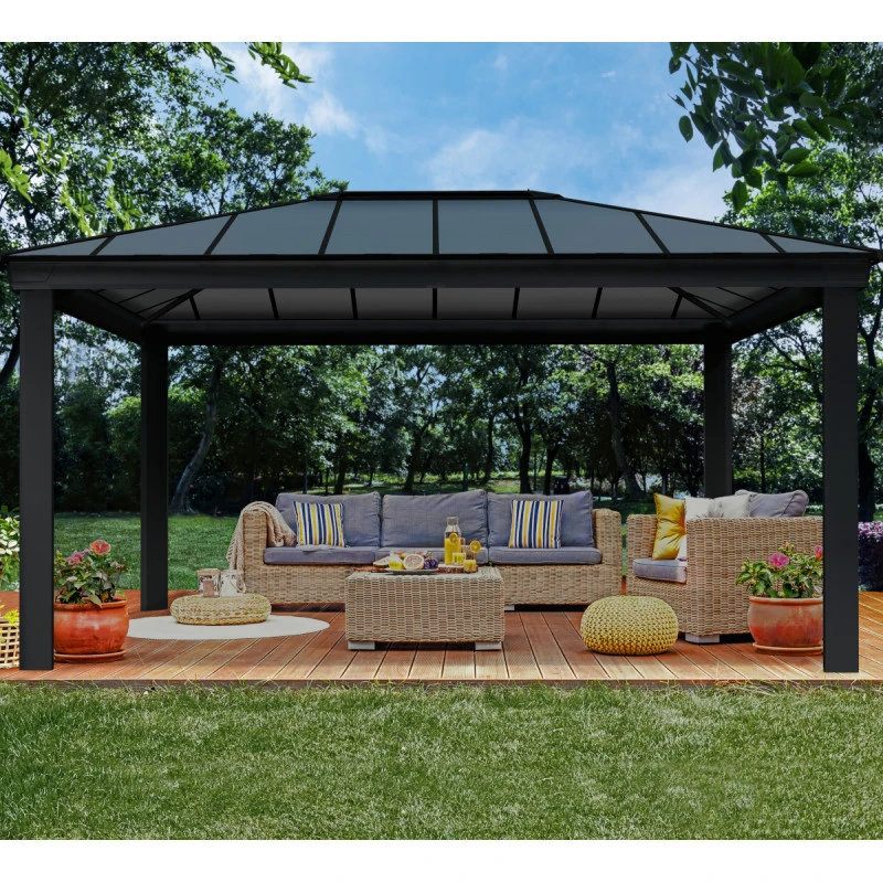 Tonnelle Dallas 4900 En Aluminium Et Polycarbonate Isolant Avec éclairage – Palram - Canopia 6 Tonnelle Dallas 4900 En Aluminium Et Polycarbonate Isolant Avec éclairage – Palram - Canopia – Image 4