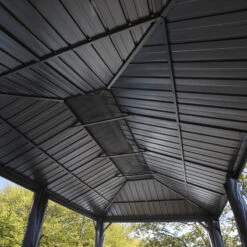 Tonnelle De Jardin Messina 363x598cm En Aluminium Thermolaqué Anthracite – SOJAG 11 Tonnelle De Jardin Messina 363x598cm En Aluminium Thermolaqué Anthracite – SOJAG -Boutique De Jardin tonnelle de jardin messina 363x598cm en aluminium thermolaque anthracite sojag 3