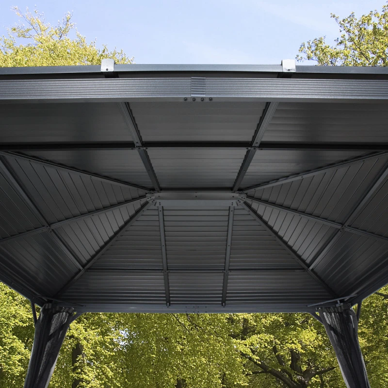 Tonnelle De Jardin Ventura 296x296cm En Aluminium Thermolaqué – SOJAG 5 Tonnelle De Jardin Ventura 296x296cm En Aluminium Thermolaqué – SOJAG – Image 3